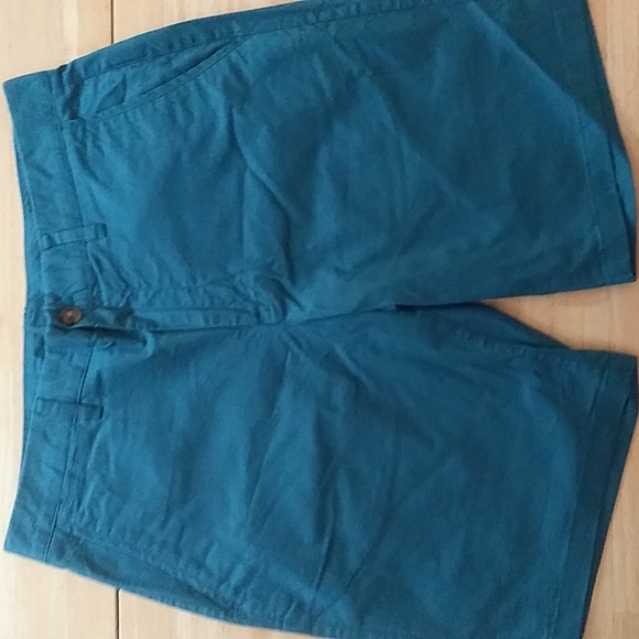 Bonobos flat front shorts, dark green, size 32 - Picture 1 of 5